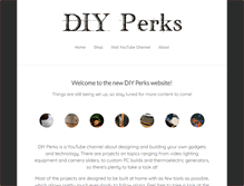 Tablet Screenshot of diyperks.com